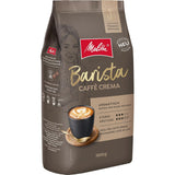 Melitta Barista Classic Crema, Kawa ziarnista 1kg, Ungemahlen, Kaffeebohnen für Kaffee-Vollautomat, medium Röstung, Stärke 3, Verpackung kann varieren