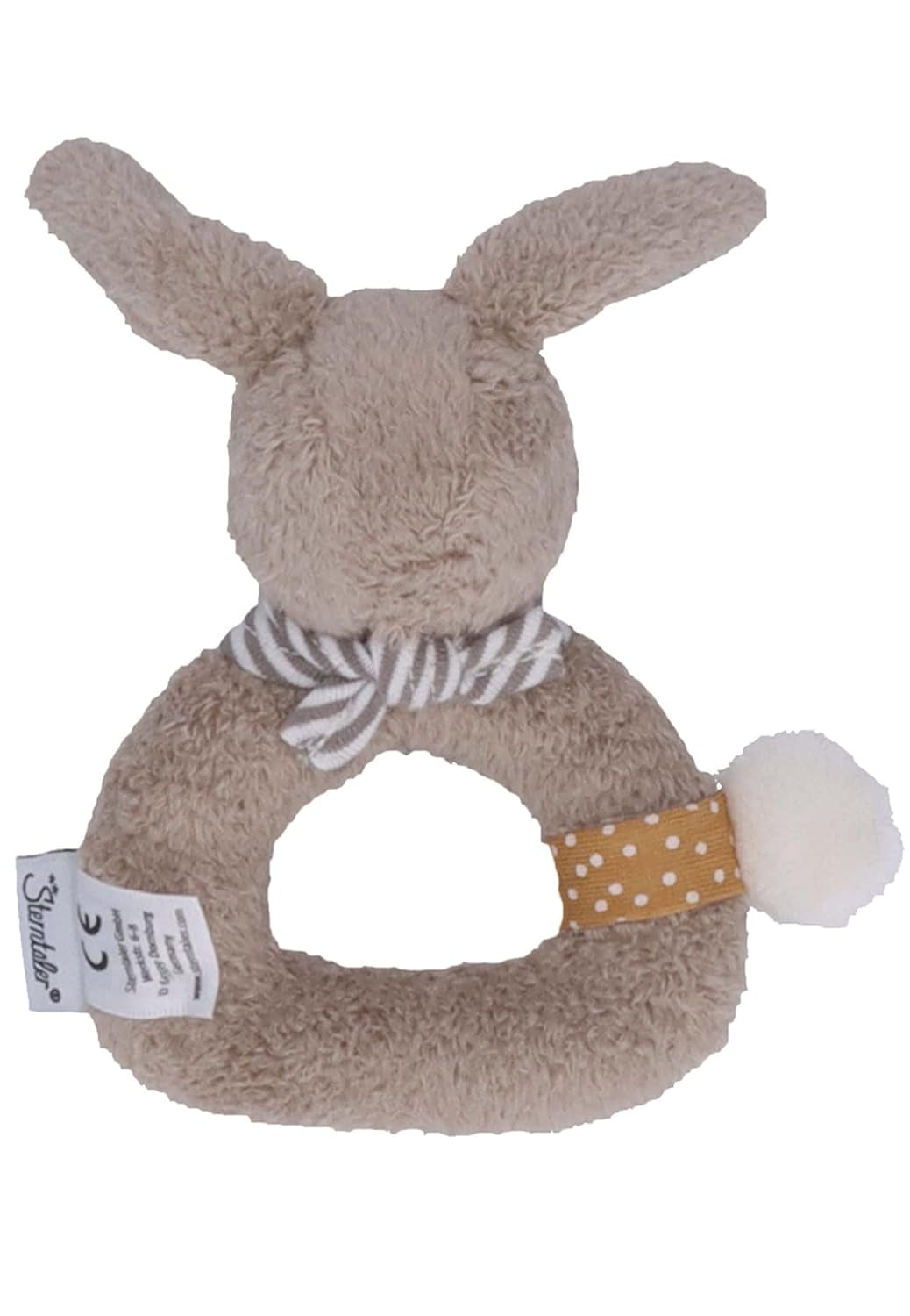 Sterntaler baby unisex zabawka do łapania zabawka do łapania dla dzieci Happy bunny - zabawka do łapania dla dzieci, zabawka do łapania dla dzieci, zabawka dla dzieci - brązowy Zabawki Bebe Naty Shop