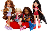Bratz wychodzi! - Jade - 1 lalka kolekcjonerska z akcesoriami, strojem, torbą, okularami przeciwsłonecznymi i pędzelkiem - Zabawka dla dzieci - wiek powyżej 6 lat, kolor czerwony