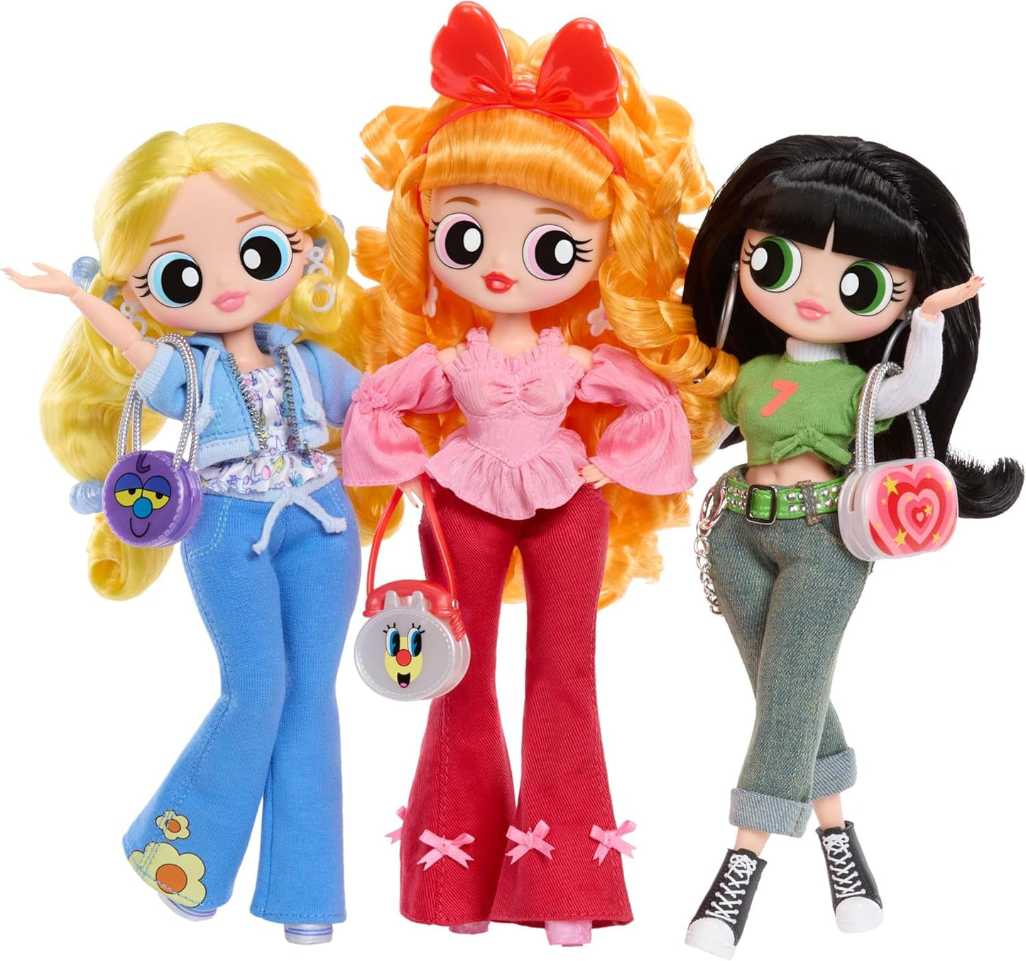 KUPA ŚMIECHU. Niespodzianka! OMG The Powerpuff Girls Puppe - Bubbles - Enthält 1 Modepuppe, pakietowy strój i akcesoria, 3 zum Sammeln