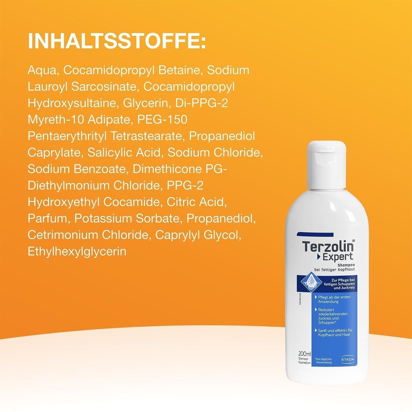 Terzolin Expert Szampon do tłustej skóry głowy i włosów przeciwłupieżowy, 200 ml Pod prysznic i do kąpieli Terzolin