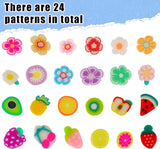 1000 Stk Nagel Obst Scheiben, Nagelkunst Fruchtscheiben Charms Śliczne Obst-Blumen Charms Mieszany zestaw Mini 3D Obstscheibe Nail Art Zum Nagelkunst Handy Deko DIY Schleimbasteln Ozdoba Scrapbooking