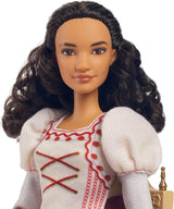 Mattel Wicked Nessarose Fashion Doll i akcesoria, w tym wózek inwalidzki, z kręconymi brązowymi włosami, różnymi pozami i odpinaną suknią balową, HXY36