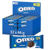 OREO Original - Chrupiące ciasteczka z kakao i pysznym nadzieniem śmietankowym o smaku waniliowym - 32 x 44g