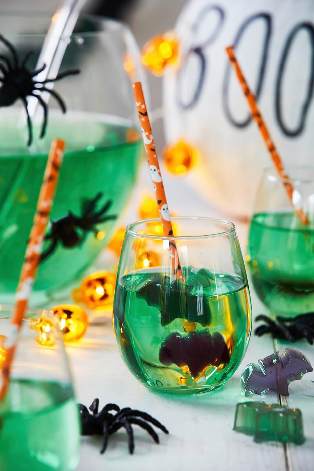 Kolorowy zestaw uzupełniający do ciastek i napojów na Halloween firmy HEITMANN KREATIV