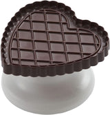 Silikomart 22.166.77.0165 CKC06, Zestaw w kształcie czekolady i nóż kuchenny Naty Shop
