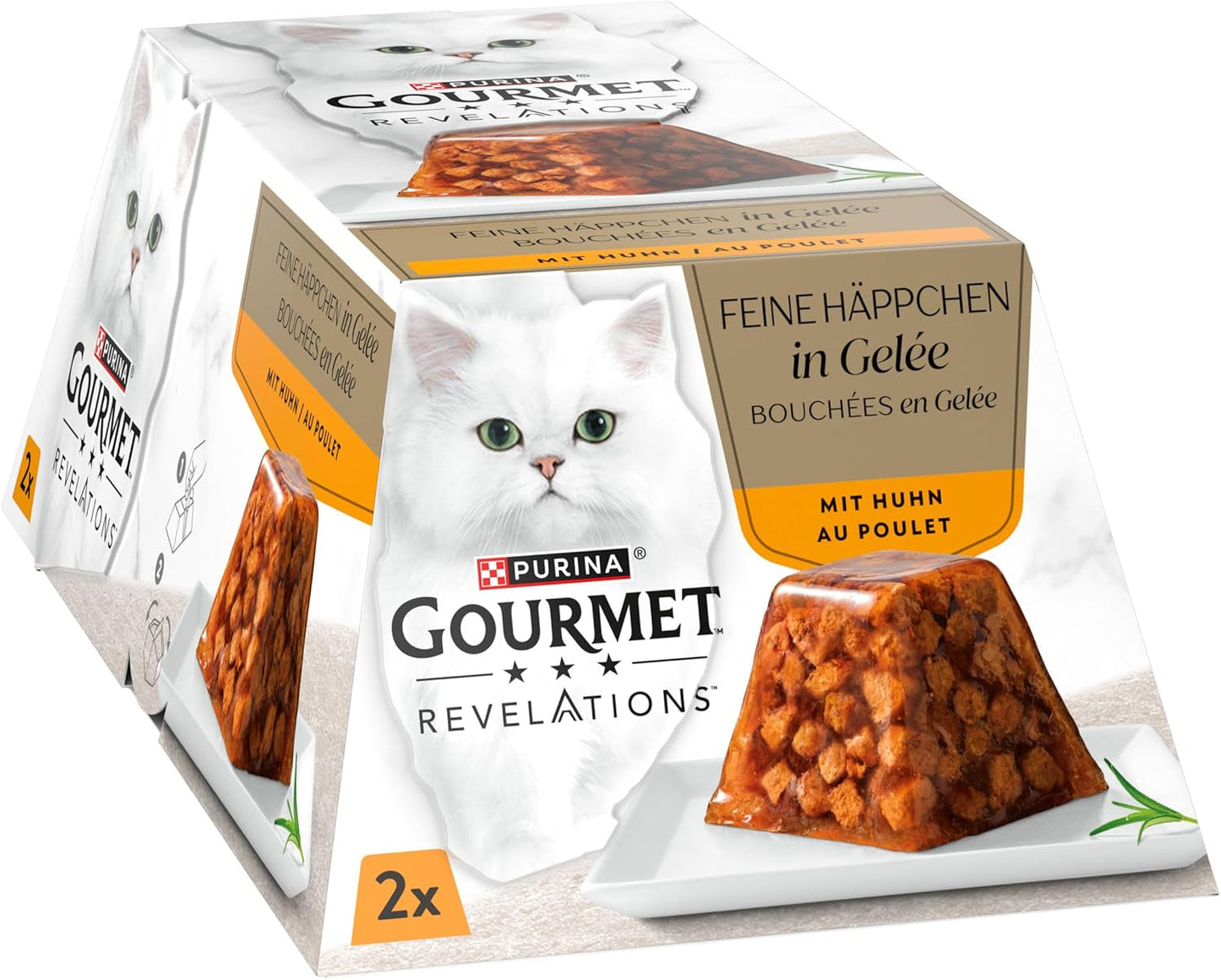 Revelations, Katzenfutter nass w Gelée, mit Huhn, opakowanie 24er (24 x 57g)