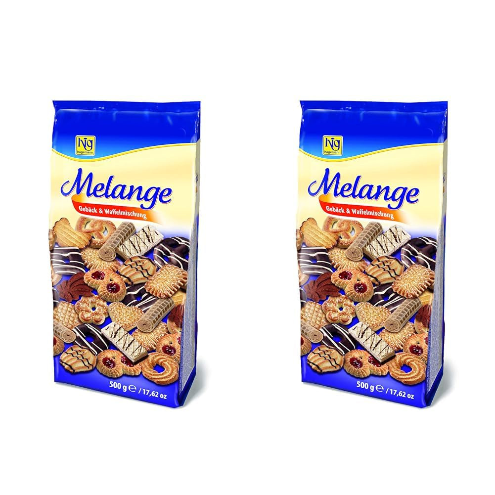 Mieszanka waflowa melanżowa, czekolada, 500 g (opakowanie 2 szt.)
