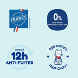 - Rozmiar pieluszki 4 (7-18 kg) – zdrowa i wyjątkowo chłonna – 12 godzin szczelności – ohne unerwünschte Substanzen – wyprodukowana we Francji – przystępna cena – 132 pieluszki jednorazowe