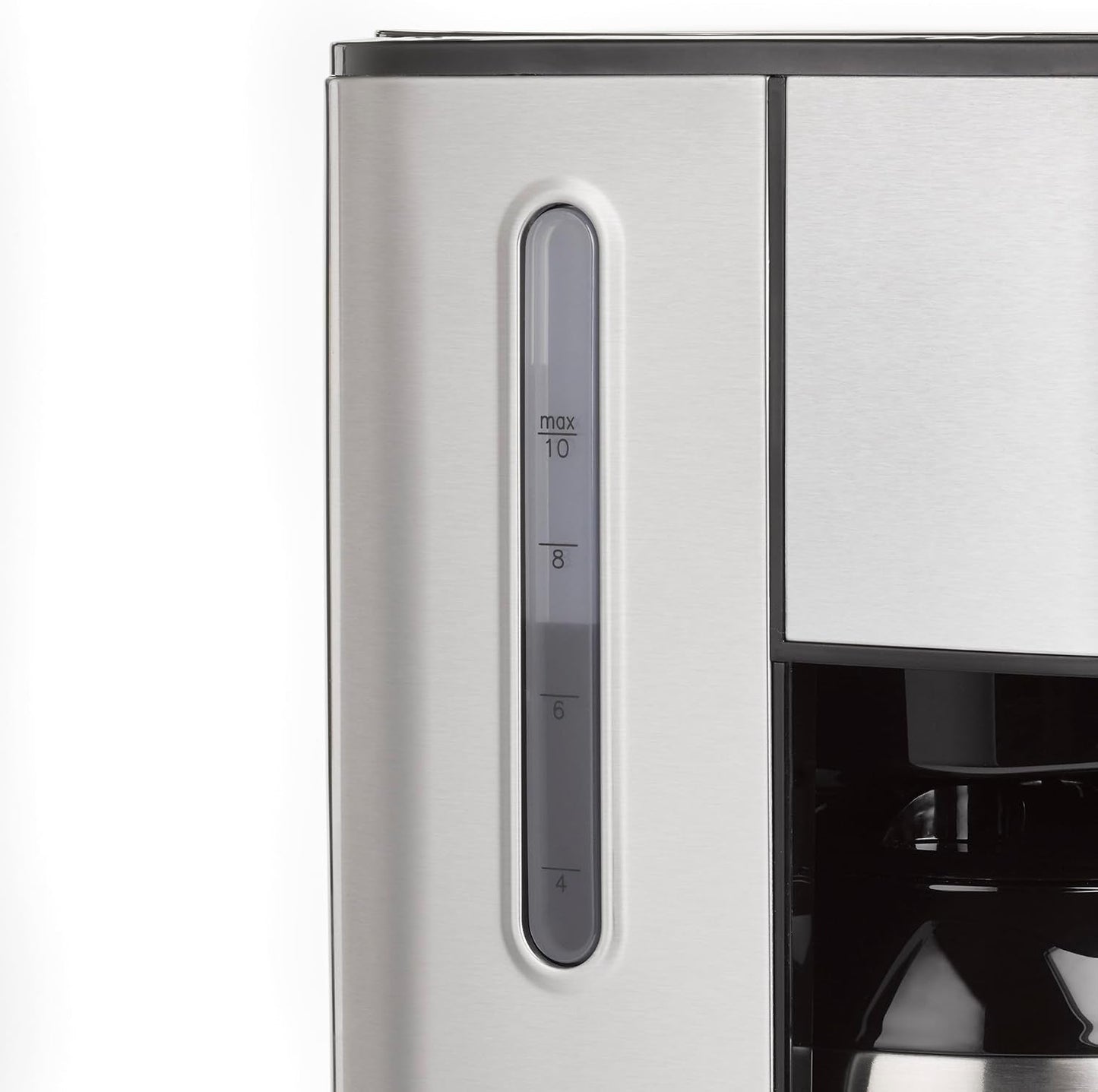 Ekspres do kawy CASO Selection C 10 Thermo Design – obudowa ze stali nierdzewnej, karafka izotermiczna 1,2 l (10 filiżanek), sterowanie dotykowe i timer, funkcja Aroma PLUS, filtr stały, filtr zapobiegający kapaniu
