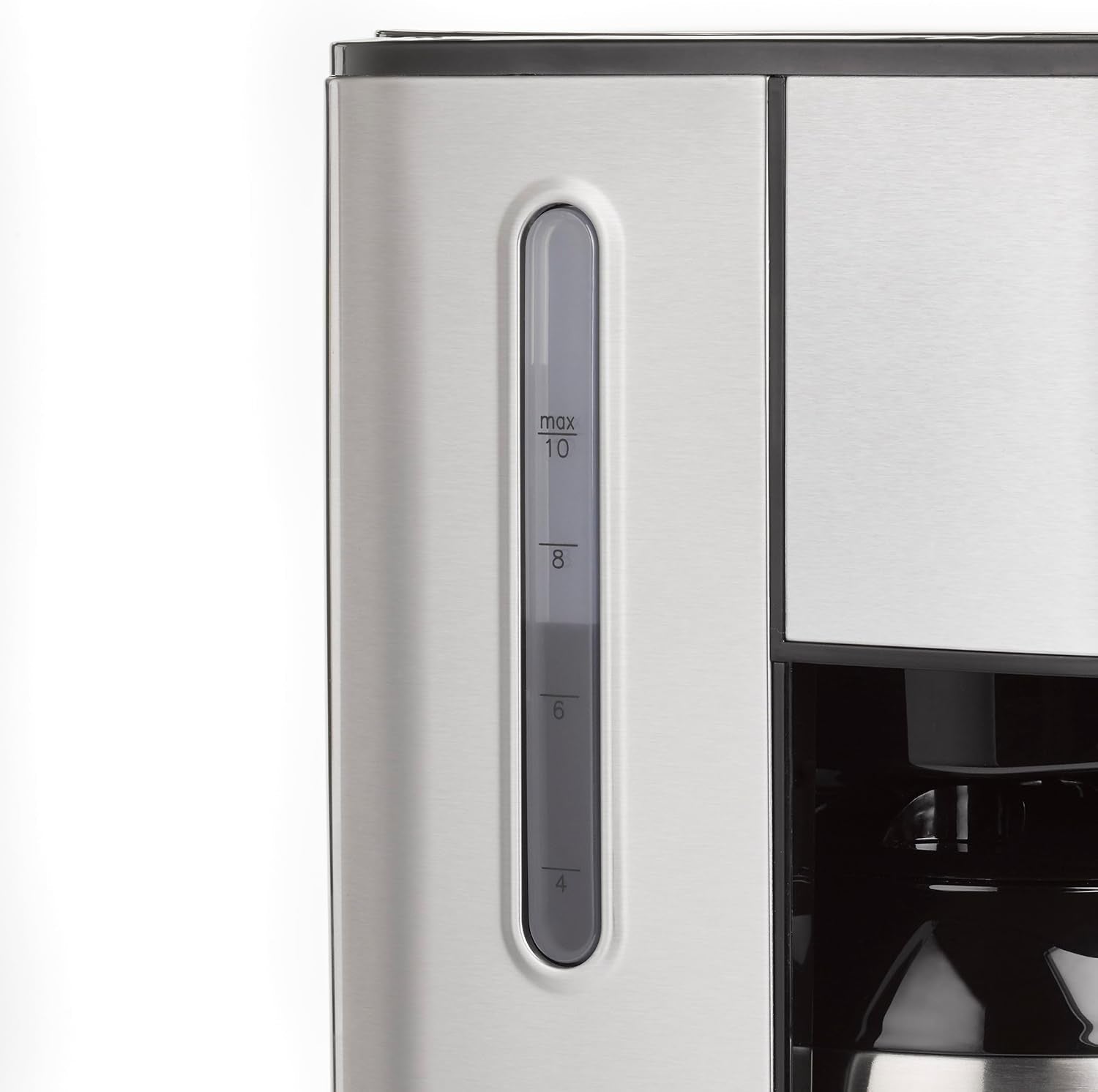 Ekspres do kawy CASO Selection C 10 Thermo Design – obudowa ze stali nierdzewnej, karafka izotermiczna 1,2 l (10 filiżanek), sterowanie dotykowe i timer, funkcja Aroma PLUS, filtr stały, filtr zapobiegający kapaniu