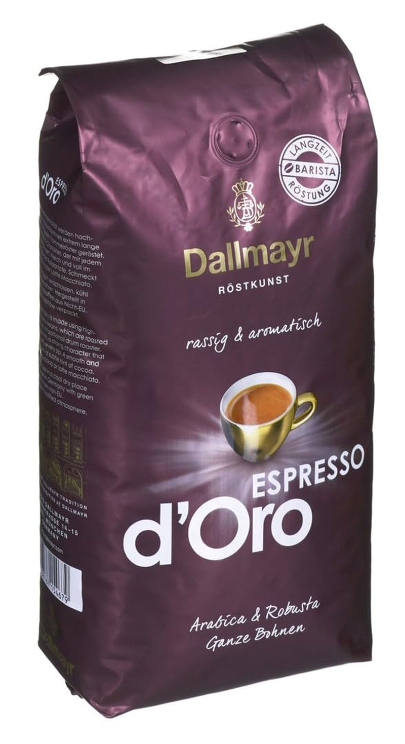 Espresso d'Oro całe ziarna 8x 1000g (8000g) - kawa mocno aromatyzowana