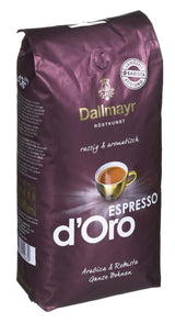 Espresso d'Oro całe ziarna 8x 1000g (8000g) - kawa mocno aromatyzowana