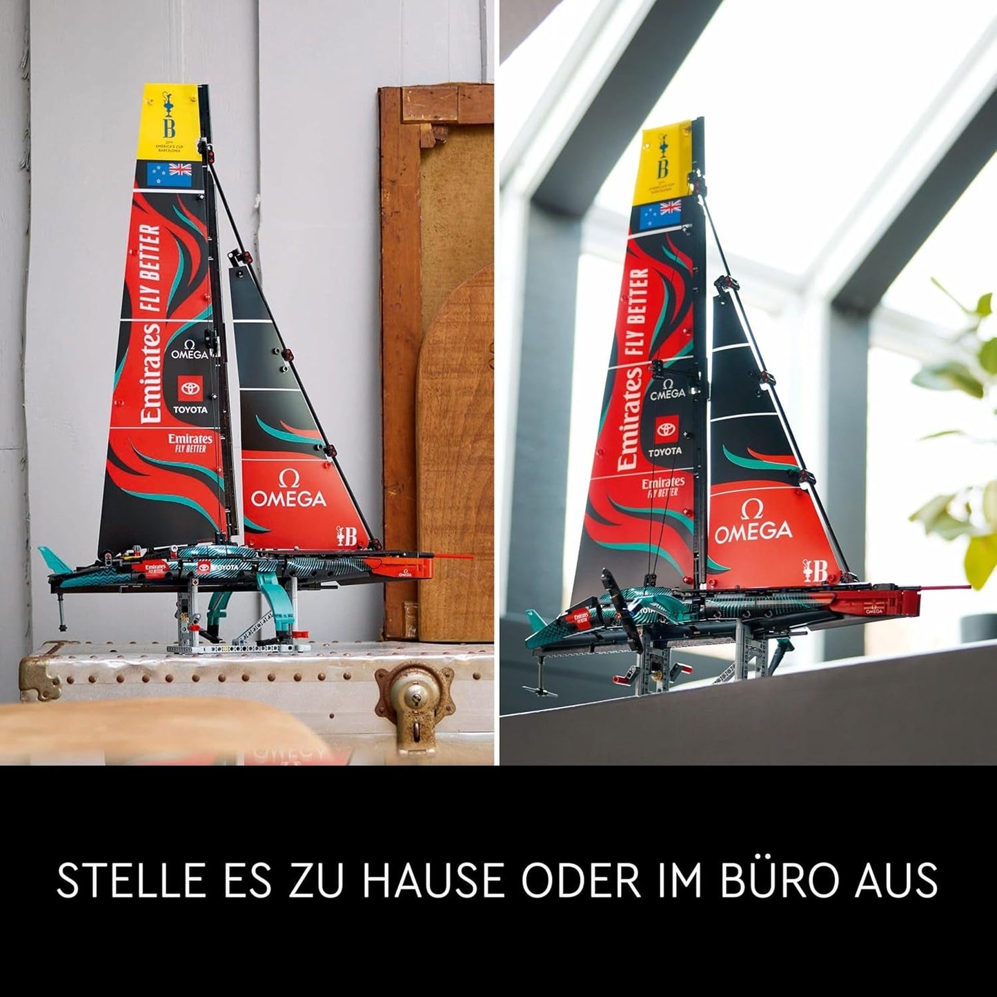 LEGO Technic Emirates Team New Zealand AC75 Racing Yacht Zestaw do budowania żaglówki dla dorosłych Prezent dla mężczyzn i kobiet Kreatywne i relaksujące zajęcia 42174 Zestawy do budowania Besuche w sklepie LEGO