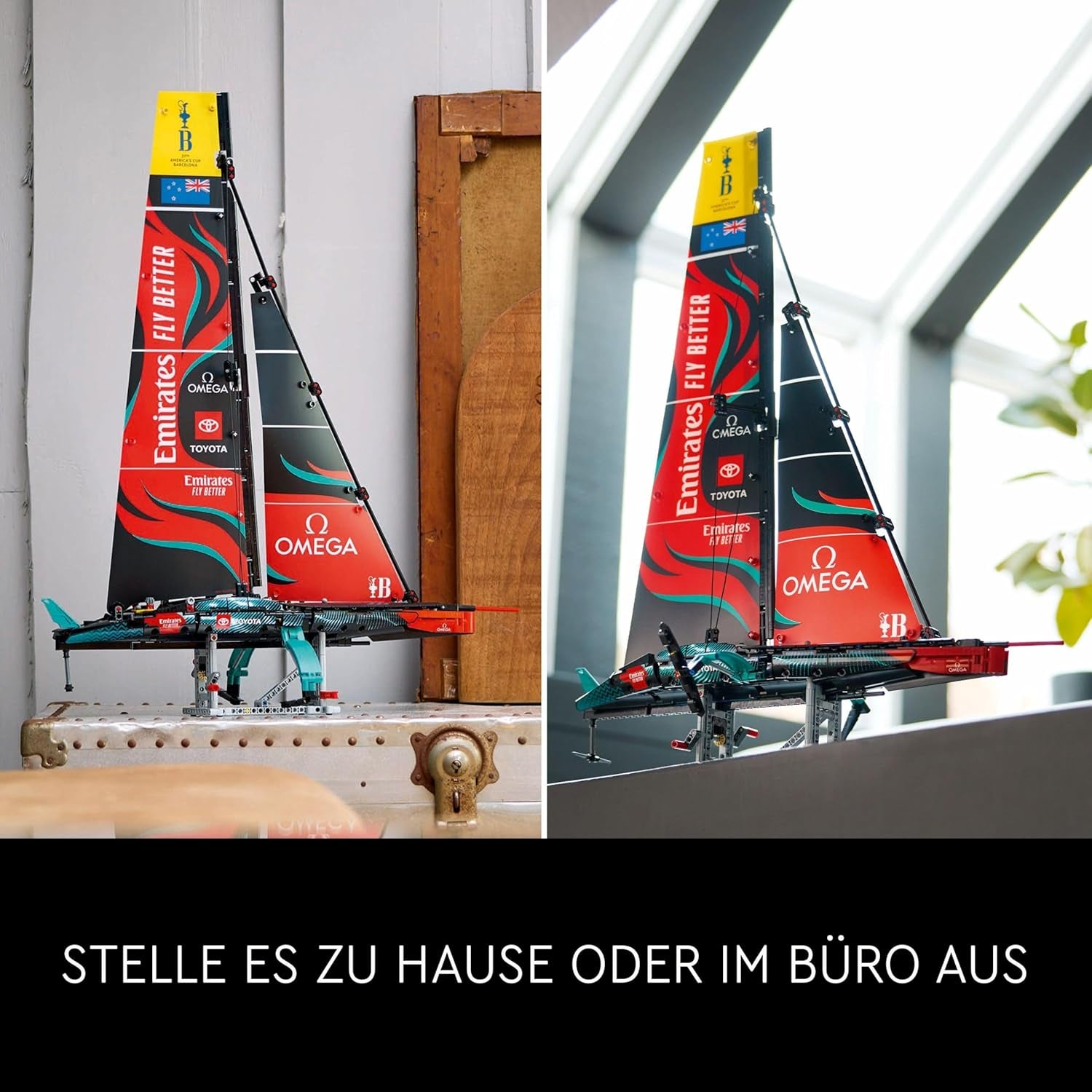 LEGO Technic Emirates Team New Zealand AC75 Racing Yacht Zestaw do budowania żaglówki dla dorosłych Prezent dla mężczyzn i kobiet Kreatywne i relaksujące zajęcia 42174 Zestawy do budowania Besuche w sklepie LEGO