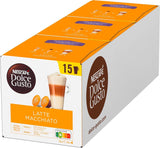 NESCAFÉ DOLCE GUSTO Krups KP3405 Genio S Plus Maszyna do kapsułek | Zwiększenie espresso, ciśnienie pompy 15 barów | Zbiornik na wodę 0,8 l | 1500 watów | Kolor czerwony z latte macchiato