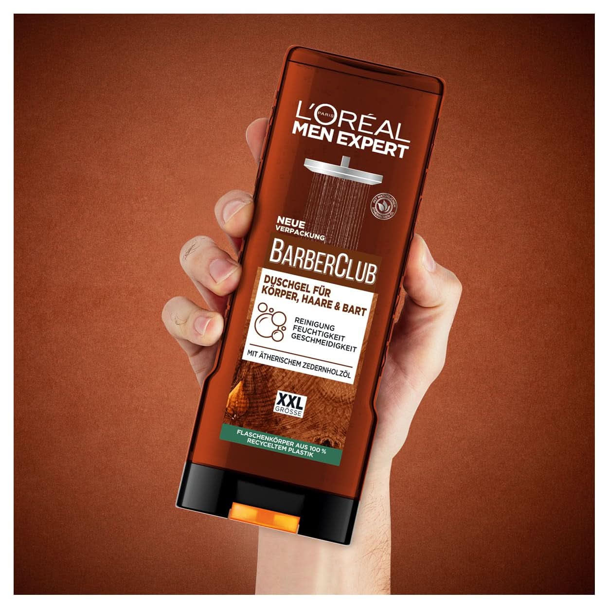 L'Oréal Men Expert XXL żel pod prysznic i szampon dla mężczyzn, 400 ml Naty Shop