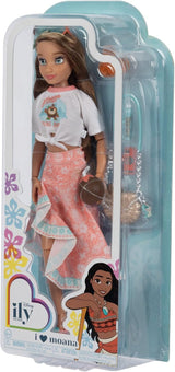 Lalka Vaiana z akcesoriami, 29 cm, 13 punktów artykulacji, na oficjalnej licencji Jakks Pacific. W komplecie z akcesoriami, które można łączyć i błyszczącym pierścionkiem Mickey!