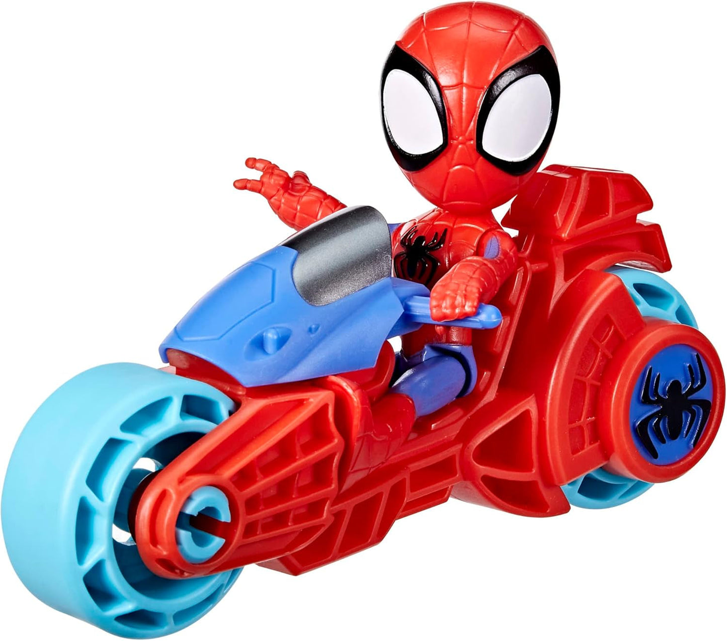 SPIDEY i JEGO NIESAMOWICI PRZYJACIELE Marvel Spidey Figurka motocykla dla chłopców i dziewcząt w wieku od 3 lat Figurki Naty Shop