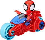 SPIDEY i JEGO NIESAMOWICI PRZYJACIELE Marvel Spidey Figurka motocykla dla chłopców i dziewcząt w wieku od 3 lat Figurki Naty Shop