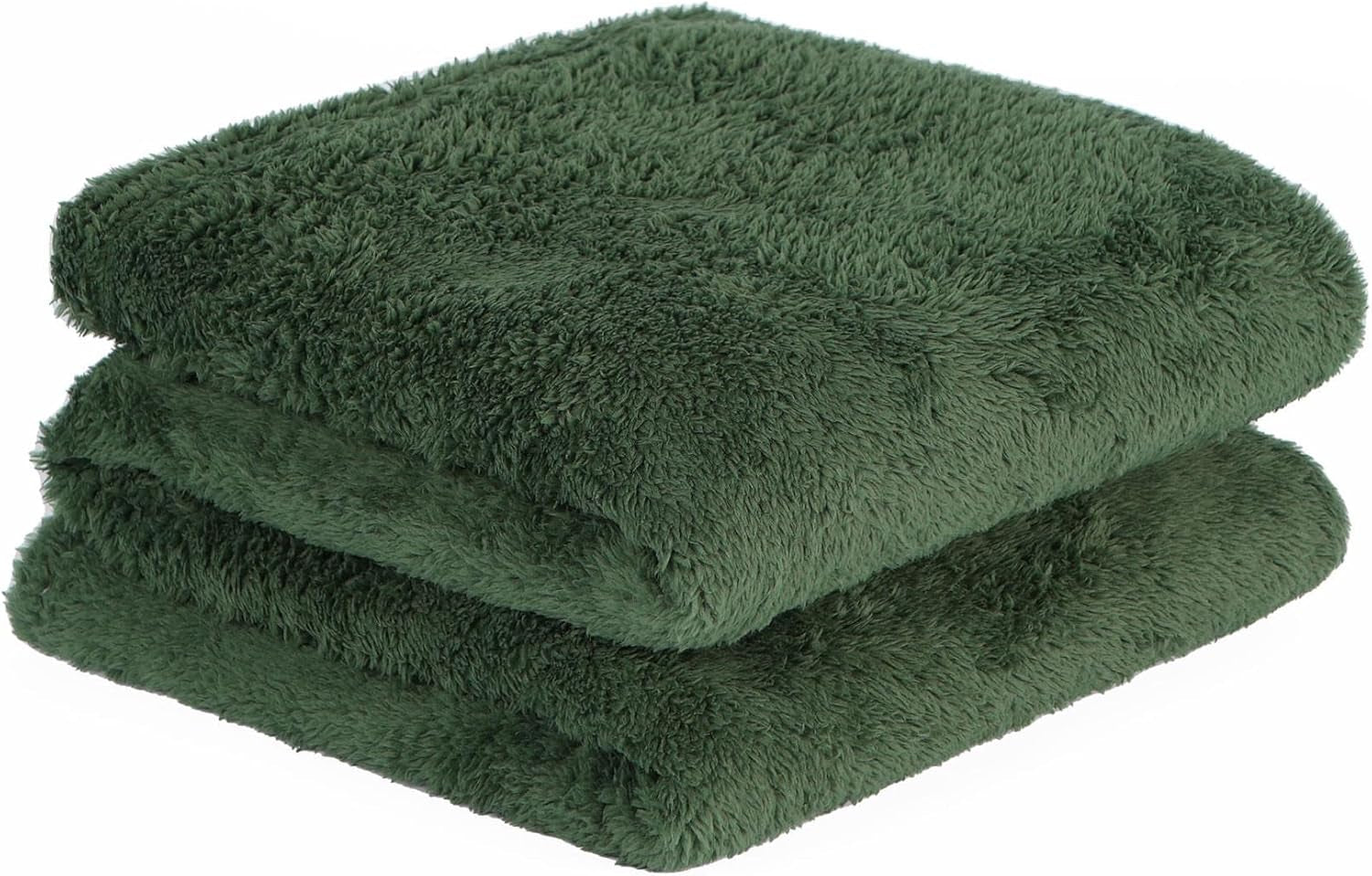 Koc polarowy Brentford's Teddy Duży pluszowy Super miękki, ciepły narzuta na kanapę Czarna - 150 x 200 cm Łóżka i koce Besuche den Brentfords-Store Leśna zieleń 150 x 200 cm