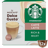 STARBUCKS Caffè Latte marki Nescafé Dolce Gusto Kaffeekapseln 6 x 12 (72 Kapseln)