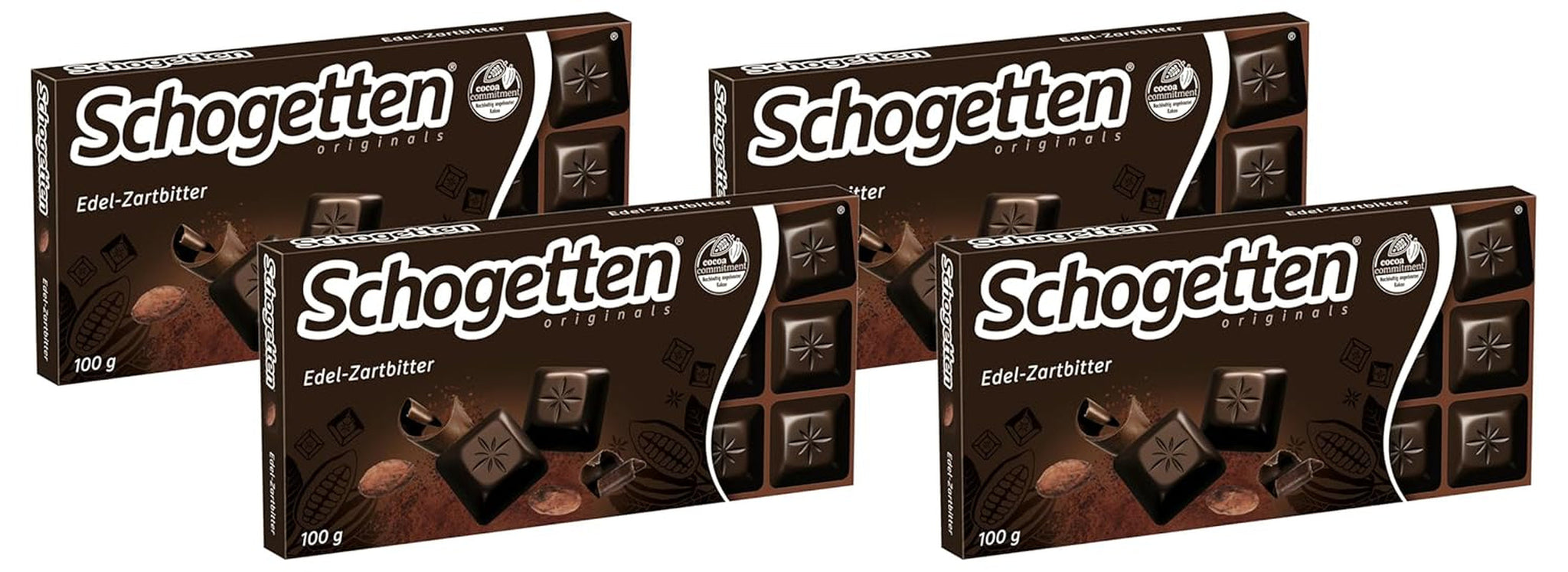 Czekolada gorzka Schogetten (50% kakao), 100 g