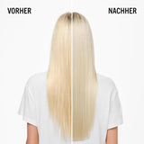 Schwarzkopf Professional BLONDME Bond Repair Purple Mask Maska do włosów chłodnych Neutralizuje żółte odcienie do włosów farbowanych, rozjaśnianych i jasnych Głęboko odżywiająca i wzmacniająca maska do włosów 200 ml Naty Shop