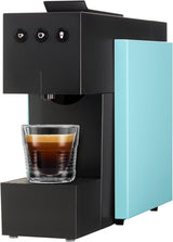 Ekspres do kawy z kapsułkami K-FEE SQUARE do kawy, herbaty i kakao | Kompaktowe espresso | Szybkie nagrzewanie | Zbiornik na wodę 0,8 l | 19 taktów | Czarny fortepian