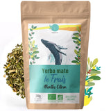 ORIGEENS BIO YERBA MATE Z MIĘTĄ I CYTRYNĄ 200 G - Świeżość I Niepalona Bio Yerba Mate, liście, bez łodyżek i pyłu