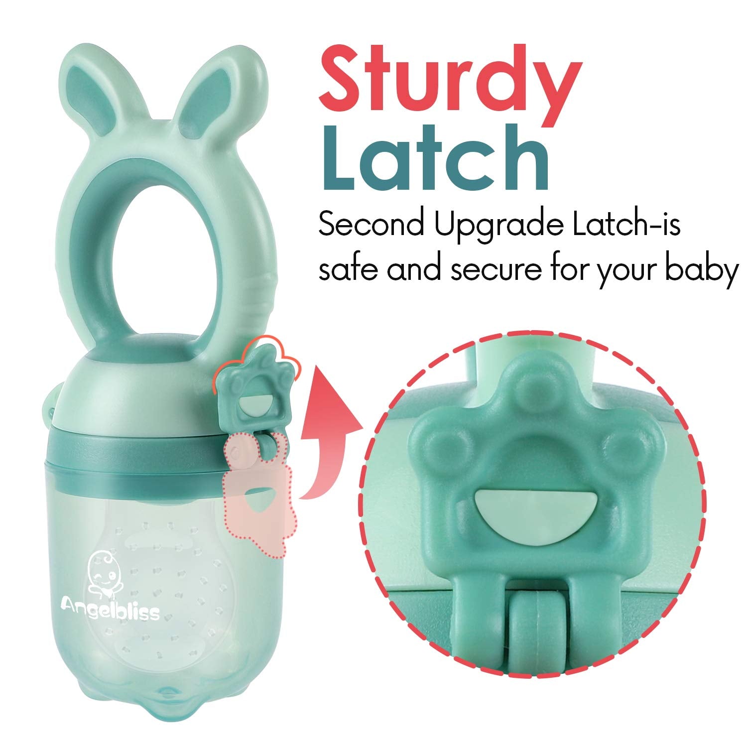 Tétine Pour Bébé/Tétine à Fruit/Tetine Grignoteuse Bebe/Tétine D'alimentation Pour Bébé - Toy de Dentition Pour Bébé, Sans BPA (opakowanie 2 szt.)