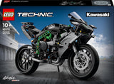 LEGO Technic Motocykl Kawasaki Ninja H2R, prezent urodzinowy dla dzieci i dorosłych, dekoracja, zabawka, model dla chłopców i dziewcząt w wieku 10+ 42170 Zestawy do budowania Besuche w sklepie LEGO