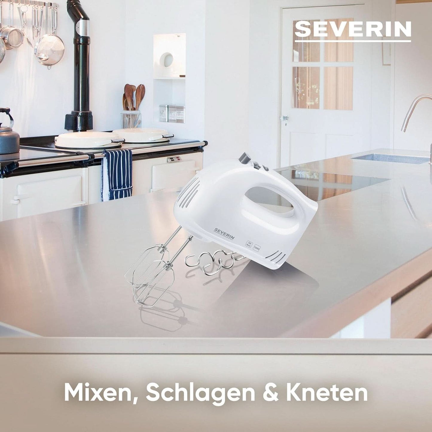 SEVERIN Mikser ręczny HM3820 (LBH 20X9X14 Cm) LBH 20X9X14 Cm Weiß Kitchen Naty Shop