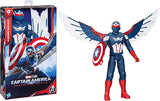 Marvel Studios Kapitan Ameryka Nowy wspaniały świat, Figurka Kapitana Ameryki Deluxe, 30 cm Figurki Naty Shop