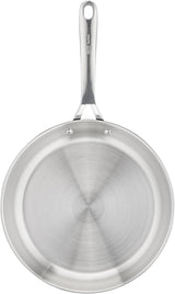 Jamie Oliver marki Tefal Cook Inteligentna patelnia 28 cm, niepowlekana stal nierdzewna, odpowiednia do garnków i patelni indukcyjnych Naty Shop
