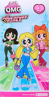 KUPA ŚMIECHU. Niespodzianka! OMG The Powerpuff Girls Puppe - Bubbles - Enthält 1 Modepuppe, pakietowy strój i akcesoria, 3 zum Sammeln
