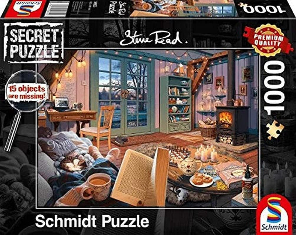 Schmidt Spiele 59655 W domu wakacyjnym 1000 elementów Tajemne puzzle Puzzle Naty Shop Domyślny tytuł
