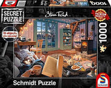 Schmidt Spiele 59655 W domu wakacyjnym 1000 elementów Tajemne puzzle Puzzle Naty Shop Domyślny tytuł