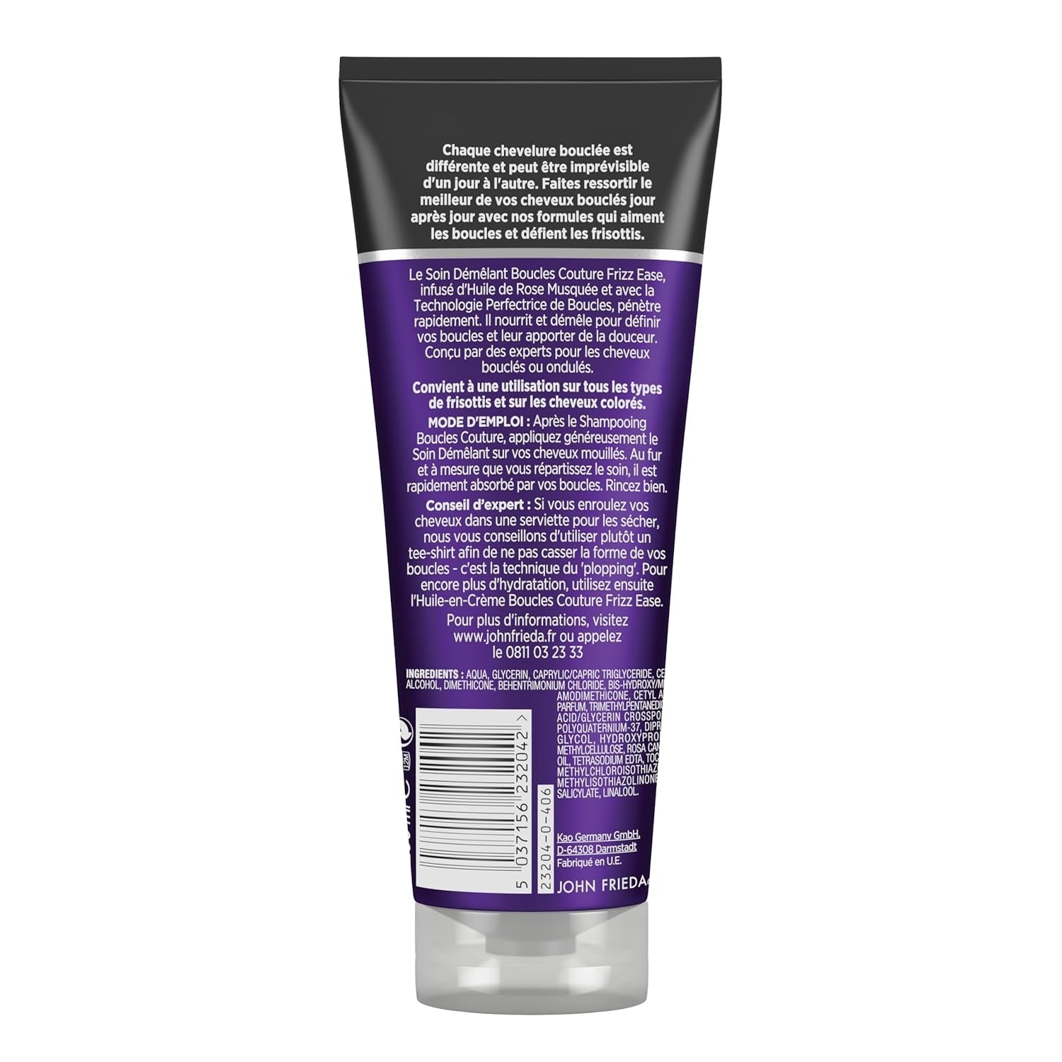 John Frieda Frizz Ease Odżywka do włosów ułatwiających rozczesywanie, 250 ml Produkty ułatwiające rozczesywanie włosów Naty Shop