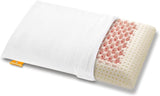 Marcapiuma - Para poduszek podtrzymujących szyję - Miss & Mister - Część ultra oddychająca - Pokrycie 100% bawełny - Ortopedyczne - Pianka Visco Pillow Memory Foam - PRODUKT MEDYCZNY - Made in Italy Standardowe poduszki Naty Shop
