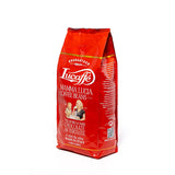 Lucaffé - Kaffeebohnen Mamma Lucia, 1 kg | Kaffee aus ganzen Bohnen für cremigen Espresso | Helle Röstung | intensywniejszy i kremowy Gesmack