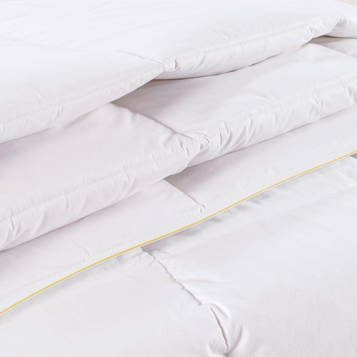 Poszewka puchowa Sancarlos Vivaldi, bawełniana, biała, Cama 105-180 X 220 Cm Kołdry i kołdry Naty Shop