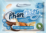 Ironmaxx Phantasty - Kremowa Brzoskwinia Dawka 250G | Wegańskie Geschmackspulver Mit Echten Frucht- Oder Nussstückchen | Perfekter Zuckerersatz Słodziki Naty Shop 15 G (opakowanie 1Er) Biała Czekolada - Coco Almond