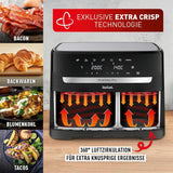 Frytownica na gorące powietrze Tefal Dual Easy Fry z dwiema komorami, pojemność 5,2/3,1 litra, dwie niezależne szuflady, 7 programów Sprzęt AGD Naty Shop