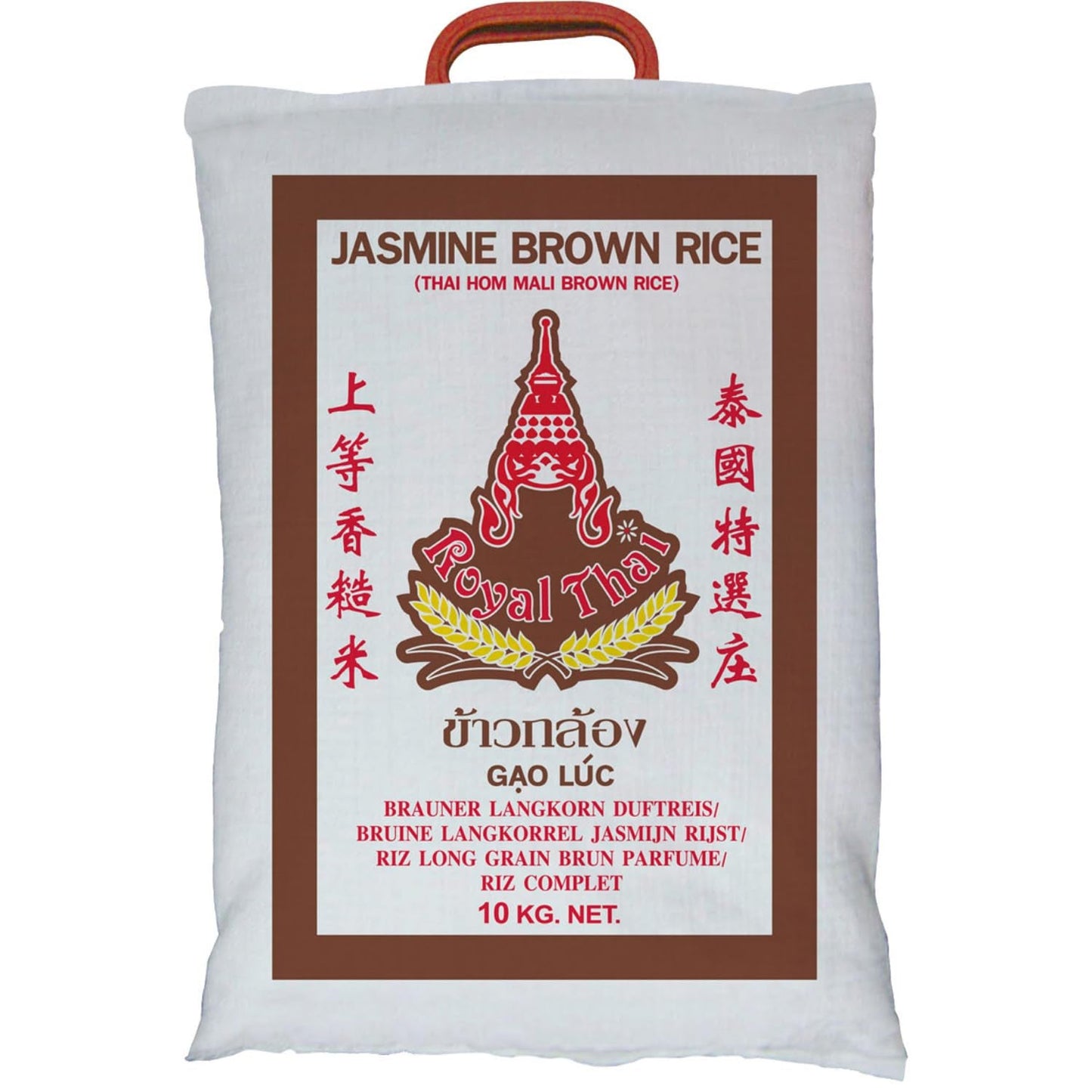 ROYAL THAI RICE - Pachnący długoziarnisty ryż brązowy - 1 x 10 kg