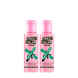 GO TOXIC Półtrwały krem koloryzujący UV do włosów, 100 ml (1 opakowanie) Naty Shop Zielona farba do włosów 100 ml (2 opakowania)