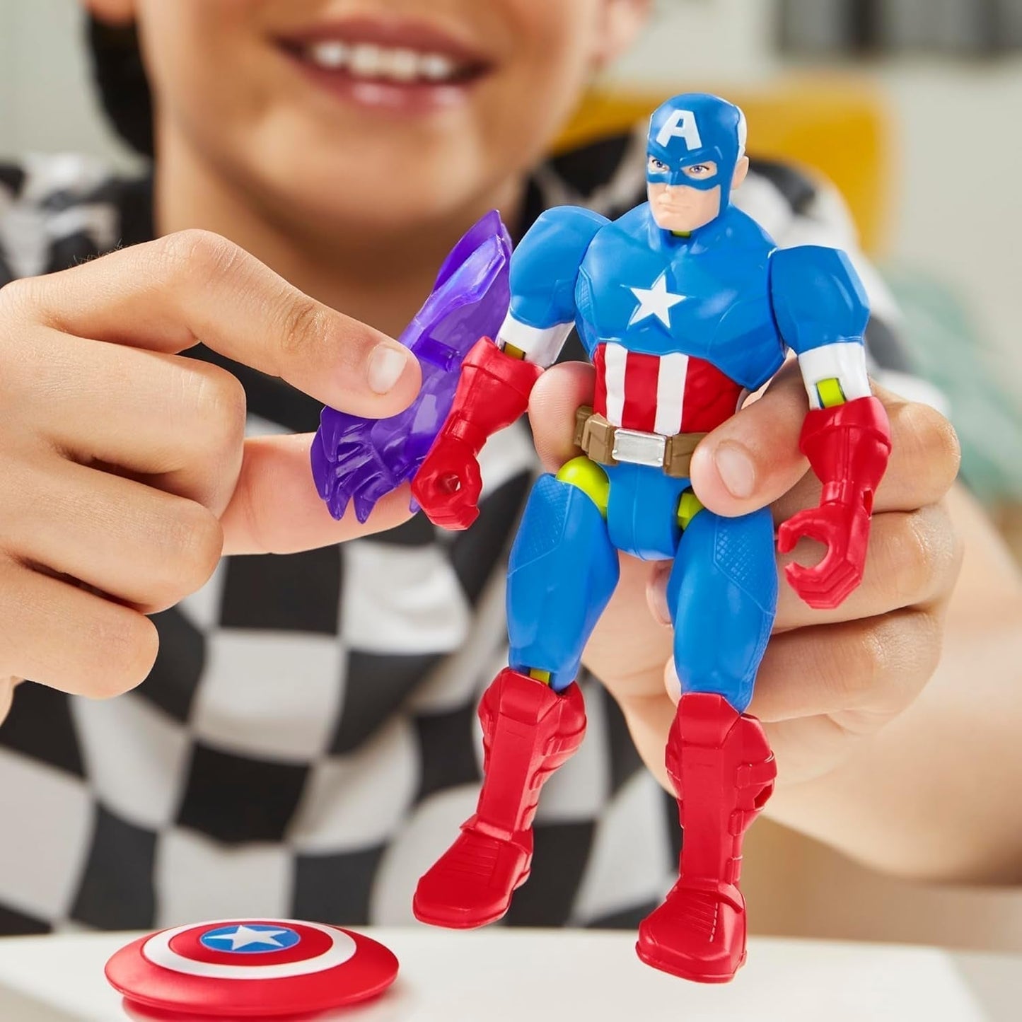 Mixmashers Marvel Captain America Avengers Mix-And-Match Figurka i akcesoria Figurki Naty Shop