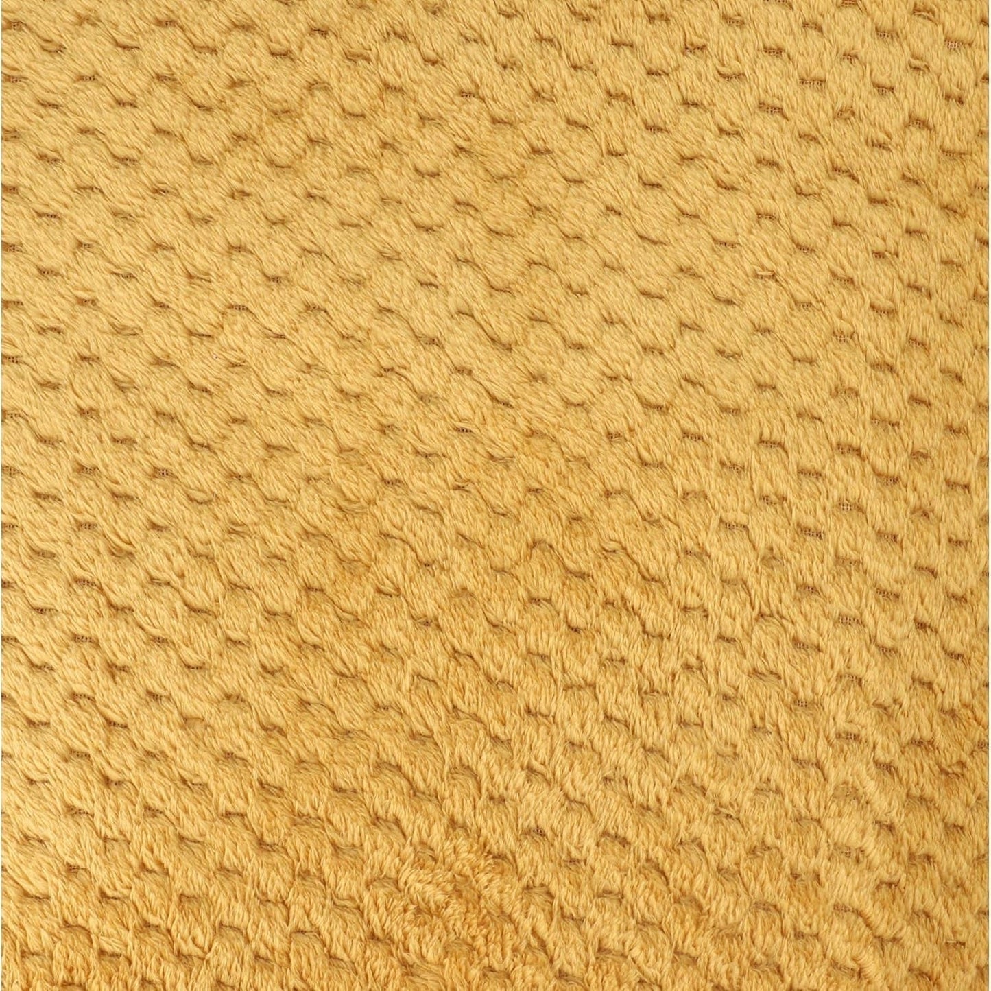 HOMLA Noah Soft koc dekoracyjny - przytulny koc z włókna poliestrowego do domu puszysty koc na rozkładaną sofę - 150 x 200 cm wzór ziaren ryżu kolor musztardowy Łóżka i koce Besuche den HOMLA-Store