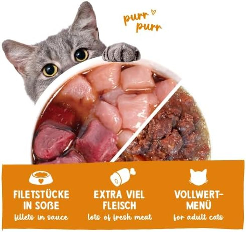 Sanabelle Gourmet Karma mokra w garnku z gęsią i kurczakiem | 6x380g | 2,28 kg