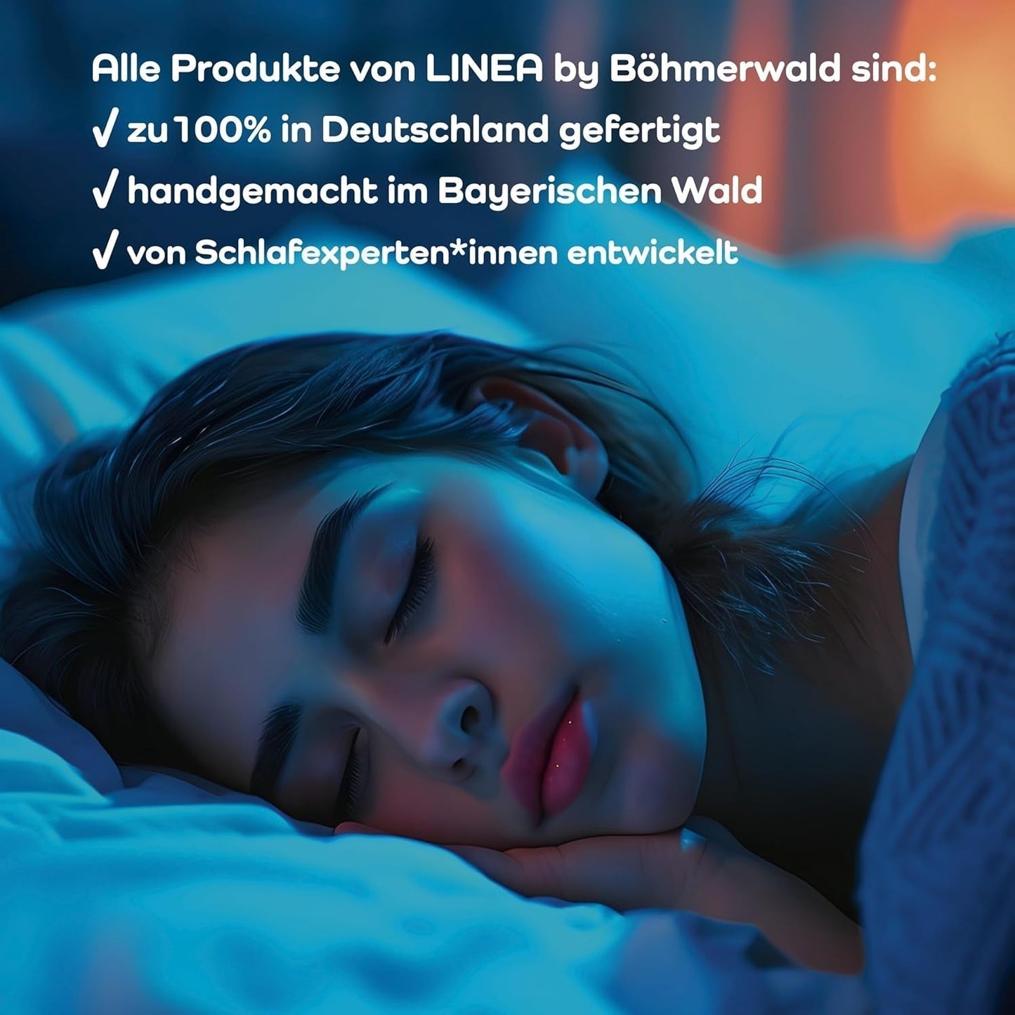 LINEA by Böhmerwald - Cosy - Wysokiej jakości poduszka Balance, 40X80, 70% pierza klasy 1, 30% nowego puchu, odpowiednia dla alergików, można prać w temperaturze do 60°C, wyprodukowano w Niemczech Poduszki standardowe Naty Shop